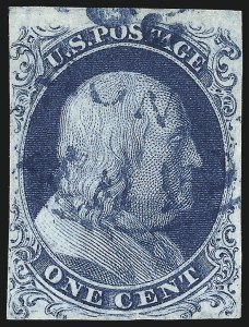 Sale 1096, Lot 12, 1851-56 Issue (Scott 5-17)