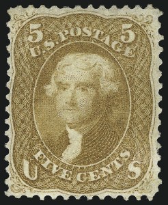 Sale 1096, Lot 127, 1861-66 Issue (Scott 63-68)