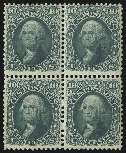 Sale 1096, Lot 132, 1861-66 Issue (Scott 63-68)