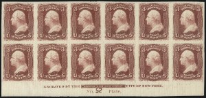 Sale 1096, Lot 154, 1867-68 Grilled Issue, A-Z Grills (Scott 79-85E)
