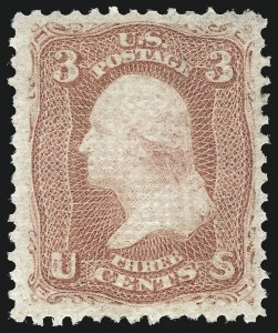 Sale 1096, Lot 164, 1867-68 Grilled Issue, A-Z Grills (Scott 79-85E)
