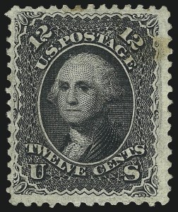 Sale 1096, Lot 166, 1867-68 Grilled Issue, A-Z Grills (Scott 79-85E)