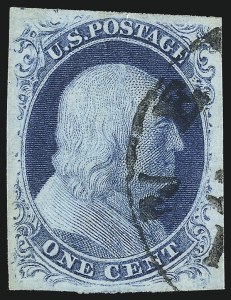 Sale 1096, Lot 17, 1851-56 Issue (Scott 5-17)