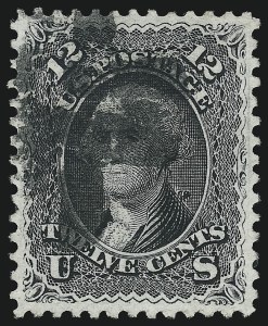 Sale 1096, Lot 174, 1867-68 Grilled Issue, E-F Grills (Scott 86-101)
