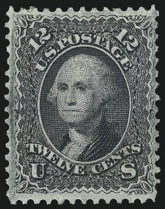 Sale 1096, Lot 186, 1867-68 Grilled Issue, E-F Grills (Scott 86-101)