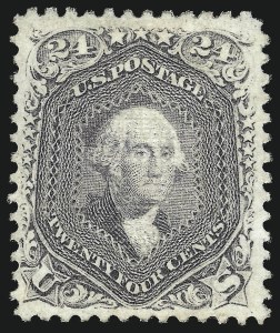Sale 1096, Lot 190, 1867-68 Grilled Issue, E-F Grills (Scott 86-101)