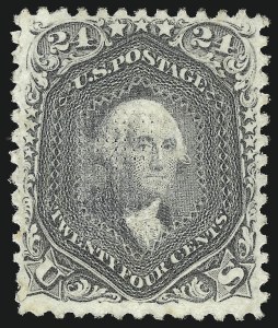 Sale 1096, Lot 192, 1867-68 Grilled Issue, E-F Grills (Scott 86-101)