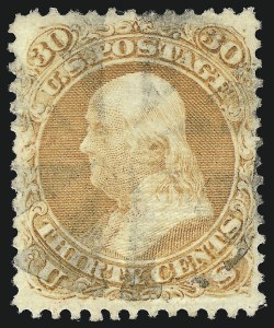 Sale 1096, Lot 194, 1867-68 Grilled Issue, E-F Grills (Scott 86-101)