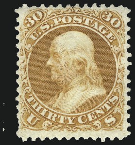 Sale 1096, Lot 208, 1875 Re-Issue of 1861-66 Issue (Scott 102-111)