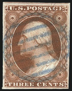 Sale 1096, Lot 21, 1851-56 Issue (Scott 5-17)
