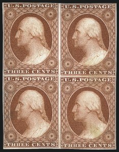 Sale 1096, Lot 23, 1851-56 Issue (Scott 5-17)