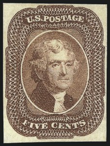 Sale 1096, Lot 26, 1851-56 Issue (Scott 5-17)