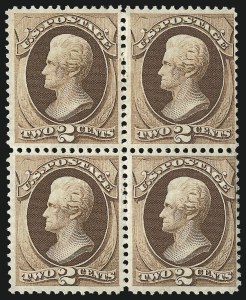 Sale 1096, Lot 261, 1870-71 National Bank Note Co. H & I Grilled Issue (Scott 134-144)
