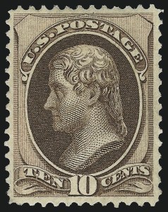 Sale 1096, Lot 267, 1870-71 National Bank Note Co. H & I Grilled Issue (Scott 134-144)