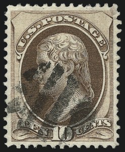 Sale 1096, Lot 268, 1870-71 National Bank Note Co. H & I Grilled Issue (Scott 134-144)