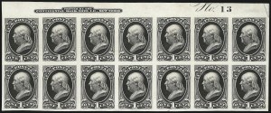 Sale 1096, Lot 295, 1873-75 Continental Bank Note Co. Issue (Scott 156-166, 178-179)