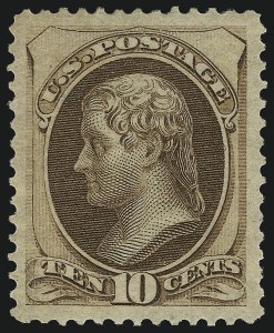 Sale 1096, Lot 302, 1873-75 Continental Bank Note Co. Issue (Scott 156-166, 178-179)