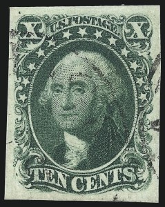 Sale 1096, Lot 31, 1851-56 Issue (Scott 5-17)
