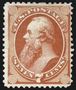 Sale 1096, Lot 316, 1875 Continental Bank Note Co. Hard Paper Special Printing (Scott 167-177, 180)