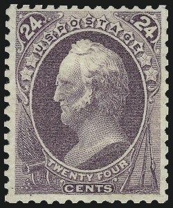 Sale 1096, Lot 320, 1875 Continental Bank Note Co. Hard Paper Special Printing (Scott 167-177, 180)