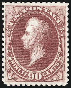 Sale 1096, Lot 322, 1875 Continental Bank Note Co. Hard Paper Special Printing (Scott 167-177, 180)