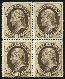 Sale 1096, Lot 335, 1879 American Bank Note Co. Issue (Scott 182-191)