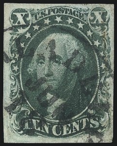 Sale 1096, Lot 34, 1851-56 Issue (Scott 5-17)