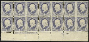 Sale 1096, Lot 360, 1881-88 American Bank Note Co. Issues (Scott 205-218)
