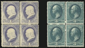 Sale 1096, Lot 362, 1881-88 American Bank Note Co. Issues (Scott 205-218)