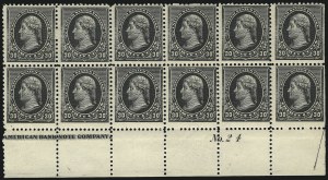 Sale 1096, Lot 394, 1890-93 Issue (Scott 219-229)