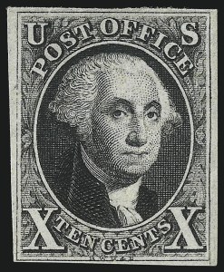 Sale 1096, Lot 4, 1847 Issue, 1875 Reproduction of 1847 Issue (Scott 1-4)