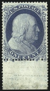 Sale 1096, Lot 40, 1c-3c 1857-60 Issue (Scott 18-26A)