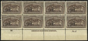 Sale 1096, Lot 410, Proofs and 1c-30c 1893 Columbian Issue (Scott 230-239)