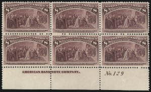 Sale 1096, Lot 412, Proofs and 1c-30c 1893 Columbian Issue (Scott 230-239)