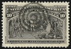 Sale 1096, Lot 414, Proofs and 1c-30c 1893 Columbian Issue (Scott 230-239)