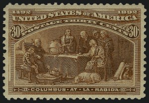 Sale 1096, Lot 418, Proofs and 1c-30c 1893 Columbian Issue (Scott 230-239)