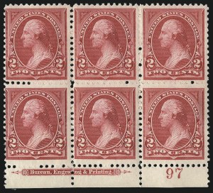 Sale 1096, Lot 441, 1894 Unwatermarked Bureau Issue (Scott 246-263)