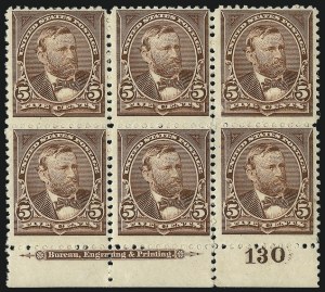 Sale 1096, Lot 450, 1894 Unwatermarked Bureau Issue (Scott 246-263)
