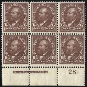 Sale 1096, Lot 452, 1894 Unwatermarked Bureau Issue (Scott 246-263)