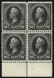 Sale 1096, Lot 463, 1894 Unwatermarked Bureau Issue (Scott 246-263)