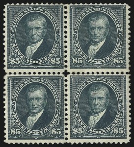 Sale 1096, Lot 468, 1894 Unwatermarked Bureau Issue (Scott 246-263)