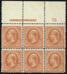 Sale 1096, Lot 478, 1895-98 Watermarked Bureau Issues (Scott 264-284)