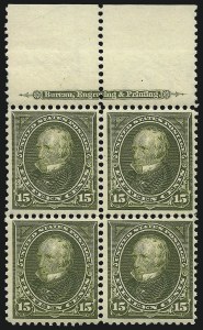 Sale 1096, Lot 497, 1895-98 Watermarked Bureau Issues (Scott 264-284)