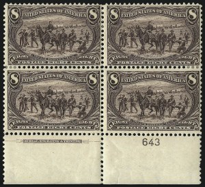 Sale 1096, Lot 505, 1898 Trans-Mississippi Issue (Scott 285-293)