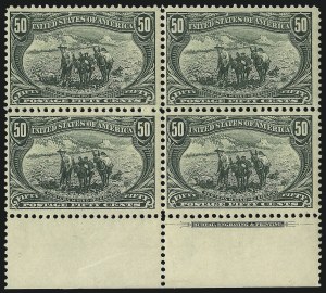 Sale 1096, Lot 509, 1898 Trans-Mississippi Issue (Scott 285-293)
