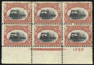 Sale 1096, Lot 521, 1901 Pan-American Issue (Scott 294-299)