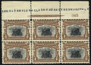 Sale 1096, Lot 523, 1901 Pan-American Issue (Scott 294-299)