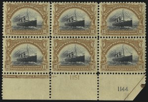 Sale 1096, Lot 529, 1901 Pan-American Issue (Scott 294-299)