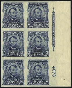 Sale 1096, Lot 556, 1906-08 Issue Imperforates and Coils (Scott 314A-322)