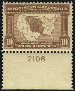 Sale 1096, Lot 565, 1904-07 Louisiana Purchase & Jamestown Issues (Scott 323-330)
